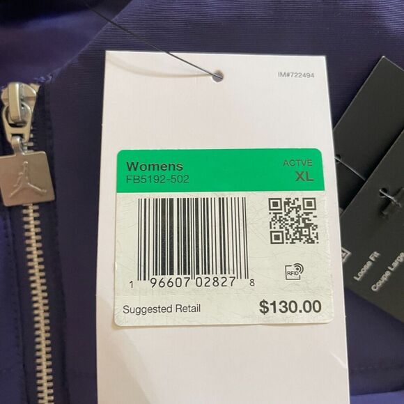 NWT Nike Jordan Women’s Gilet Vest Sky J Purple FB5192-502 Size XL Athleisure - Picture 5 of 14